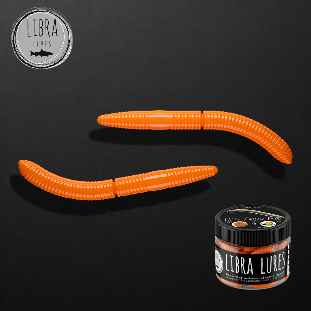 LIBRA LURES FATTY D'WORM 65mm