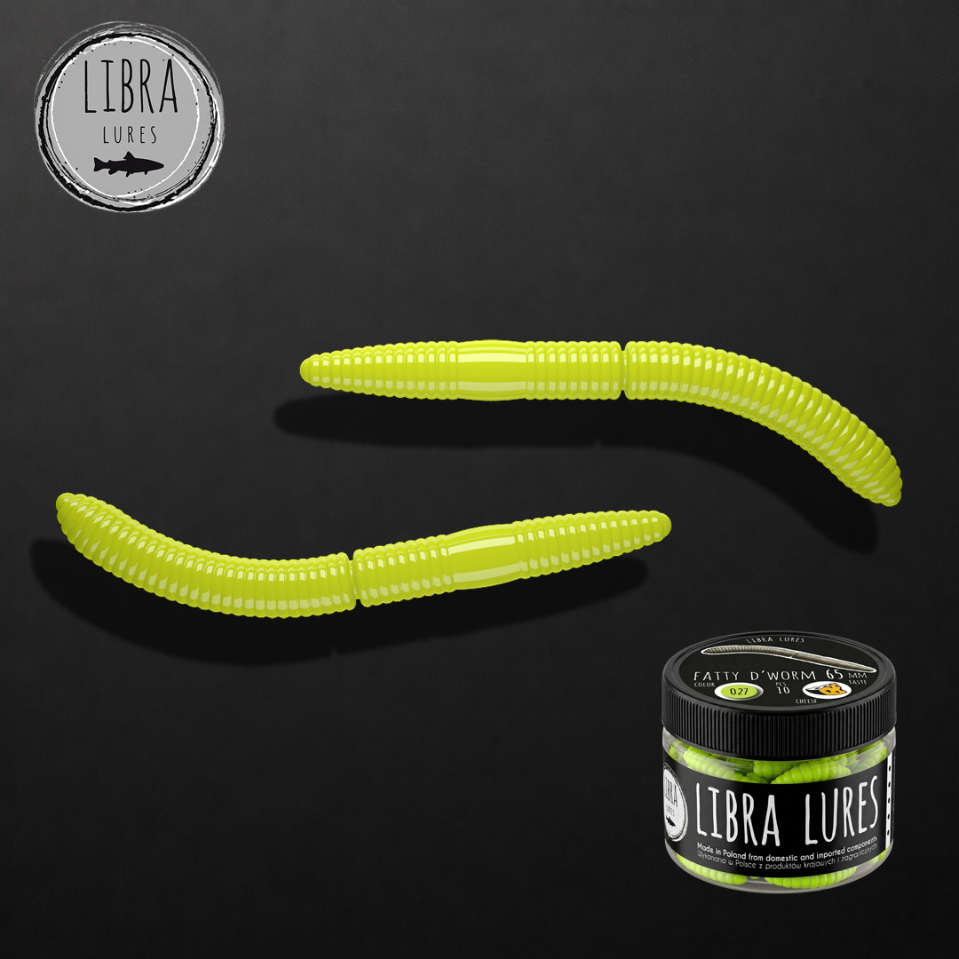 LIBRA LURES FATTY D'WORM 65mm