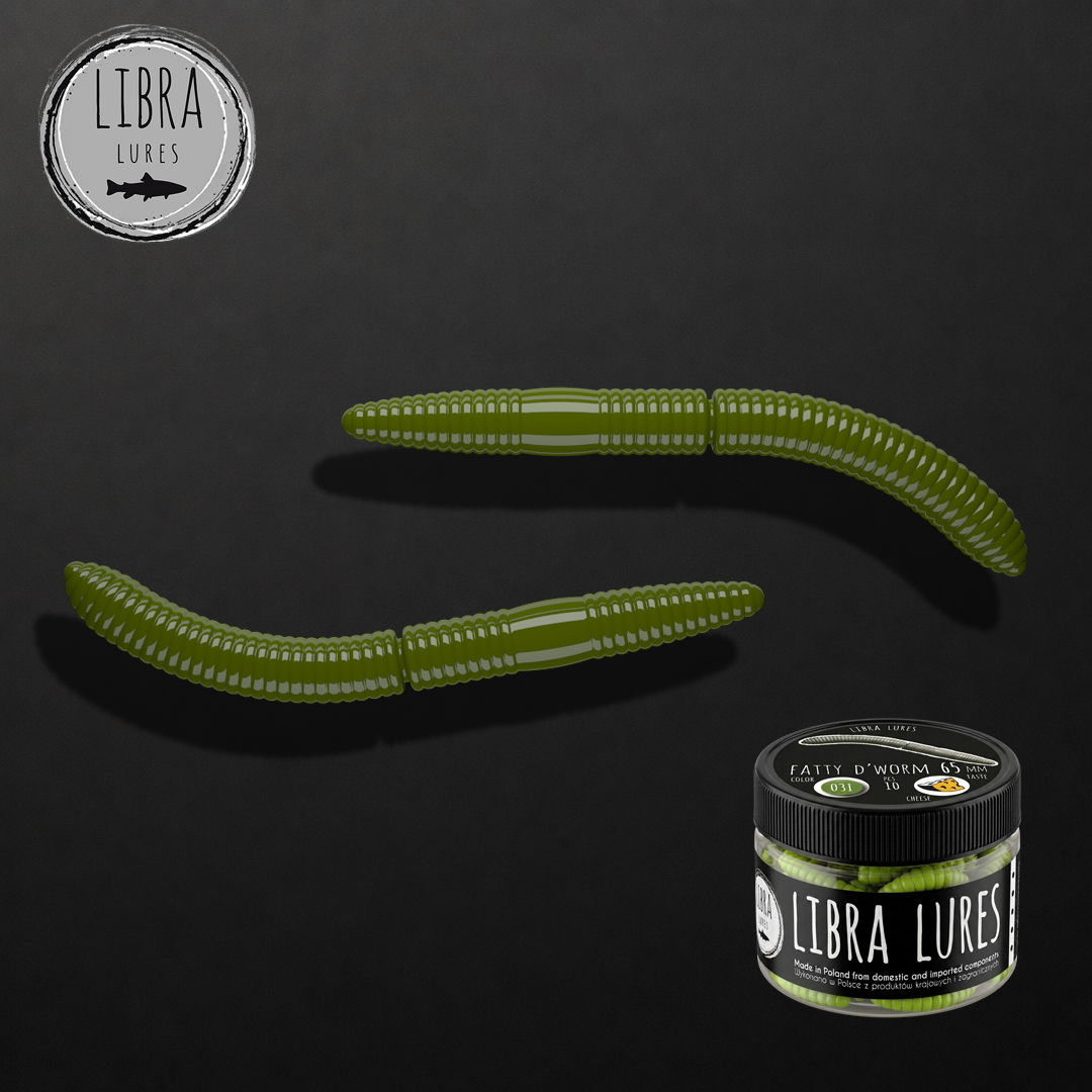 LIBRA LURES FATTY D'WORM 65mm